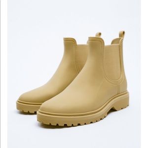 Zara ankle rain boots